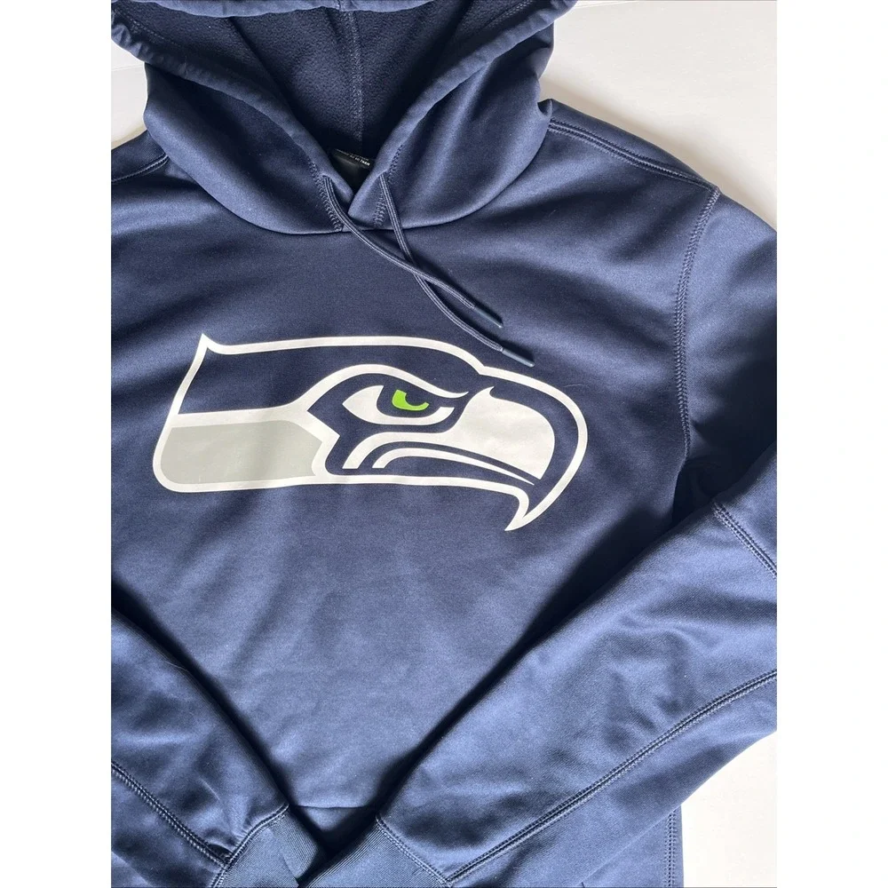 Nike Dri Fit Seattle Seahawks Hoodie Sweatshirt SIZE SMALL UNISEX